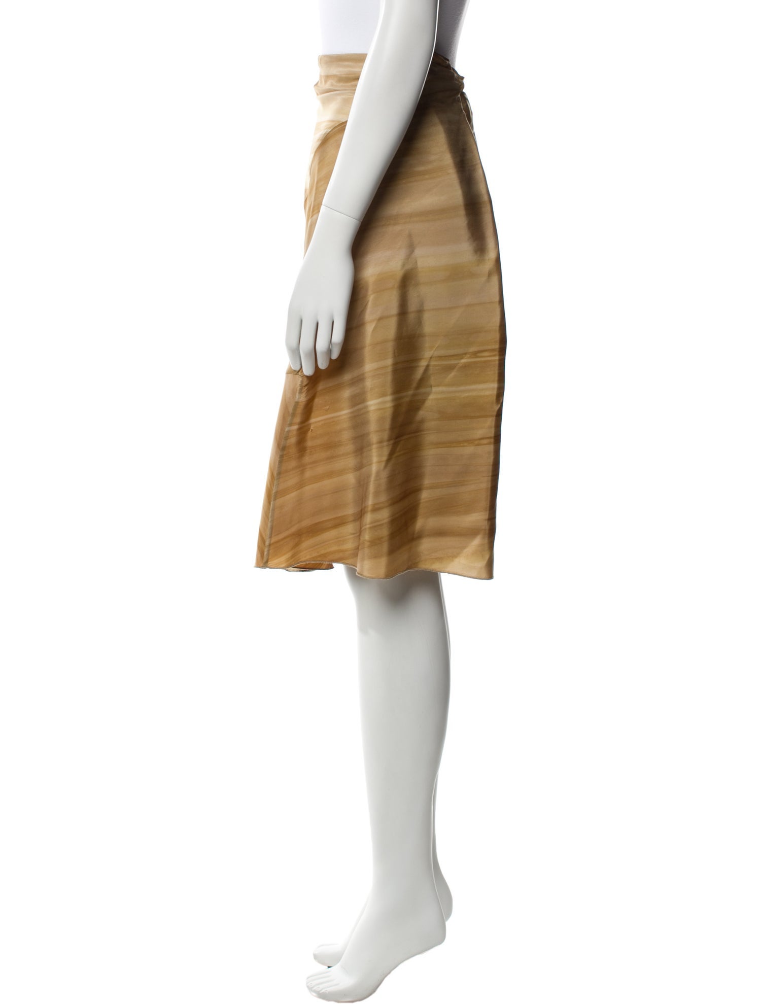 Marni Ruffle Embellishment Knee-Length Skirt