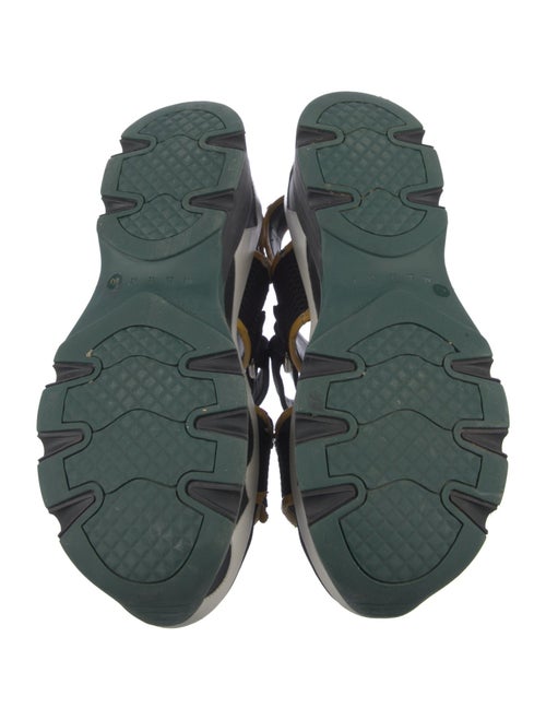 Marni Neoprene Mesh Accents Slingback Sandals