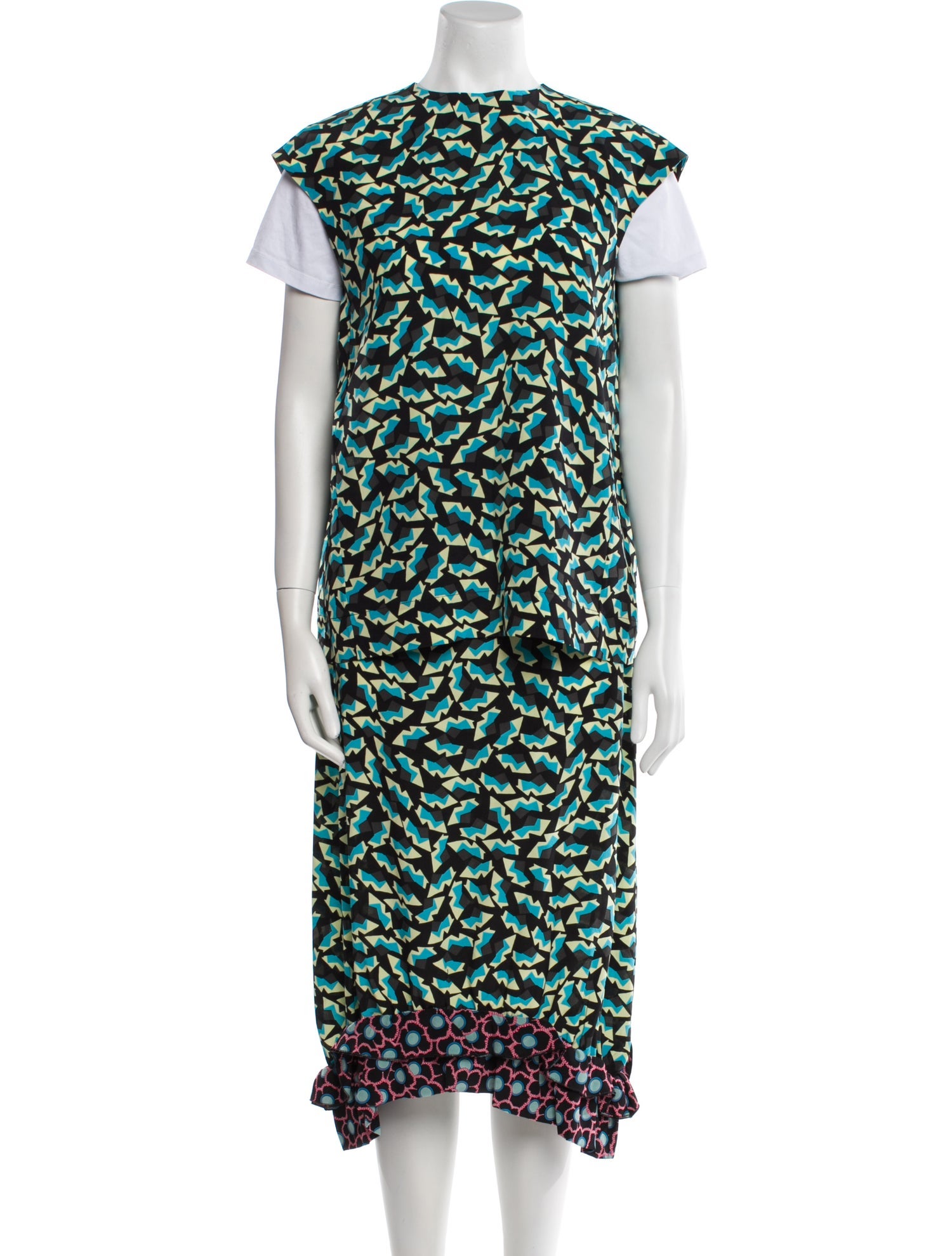 Marni Silk Printed Skirt Set
