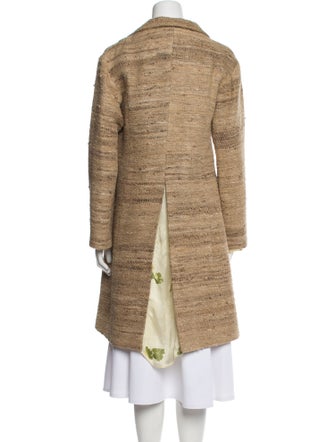 Marni Silk Tweed Pattern Coat