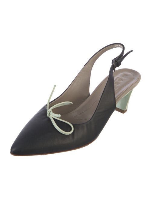 Marni Leather Slingback Pumps