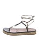 Marni Leather T-Strap Sandals