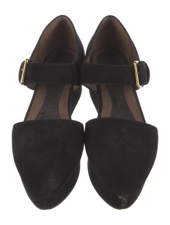 Marni Suede Mary Jane Flats
