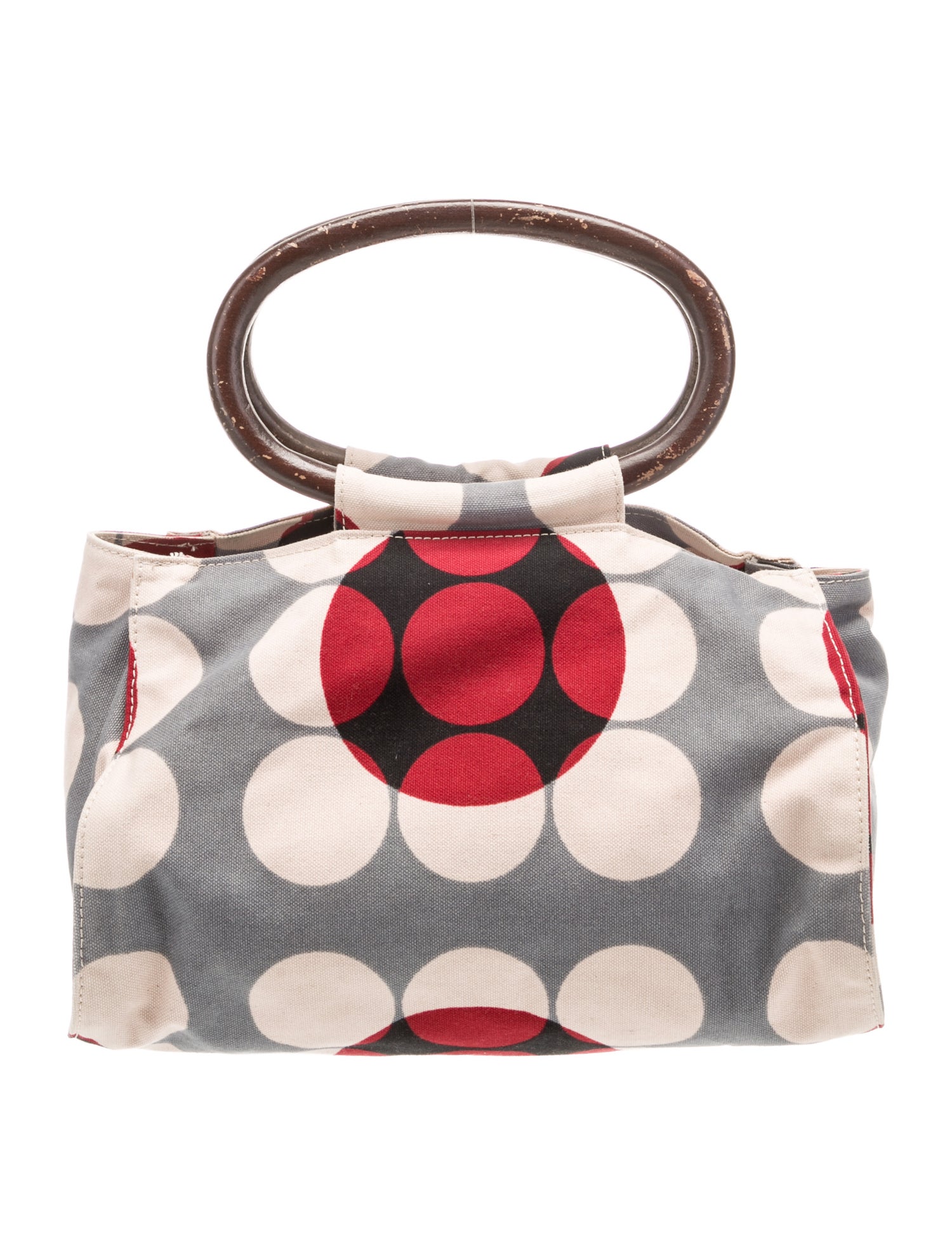 Marni Canvas Top Handle Bag