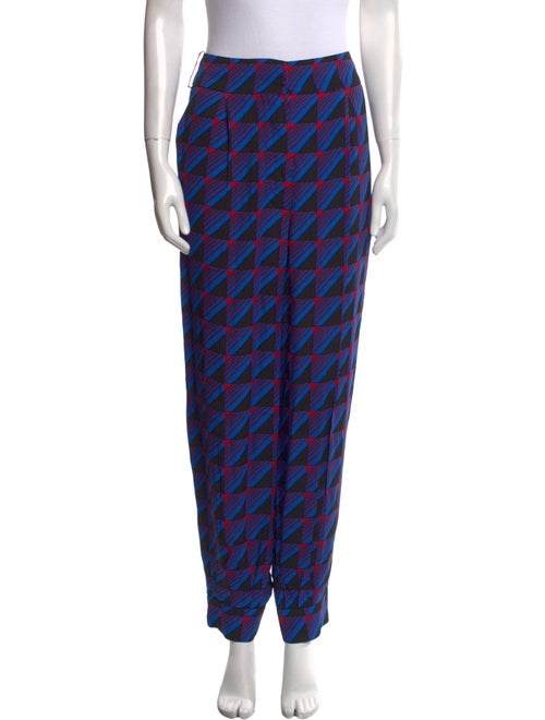 Marni Plaid Print Skinny Leg Pants