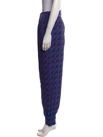 Marni Plaid Print Skinny Leg Pants