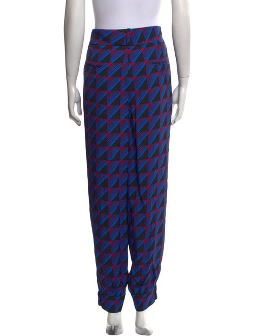 Marni Plaid Print Skinny Leg Pants