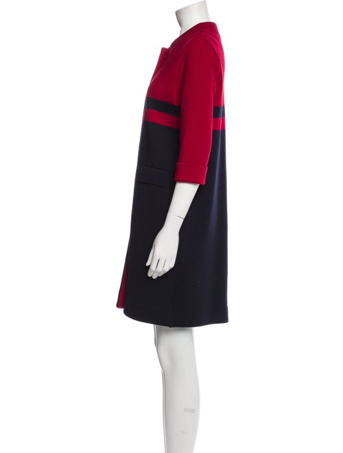 Marni Virgin Wool Colorblock Pattern Coat