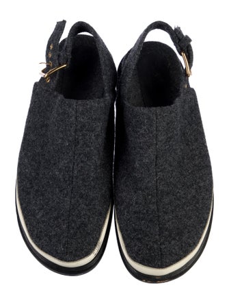 Marni Wool Slingback Flats