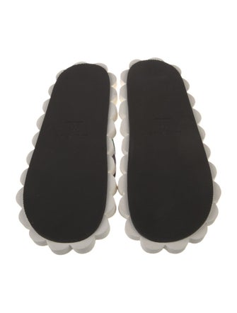 Marni Leather Colorblock Pattern Slides