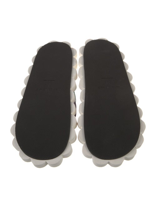 Marni Leather Colorblock Pattern Slides