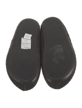 Marni Straw Braided Accents Slides