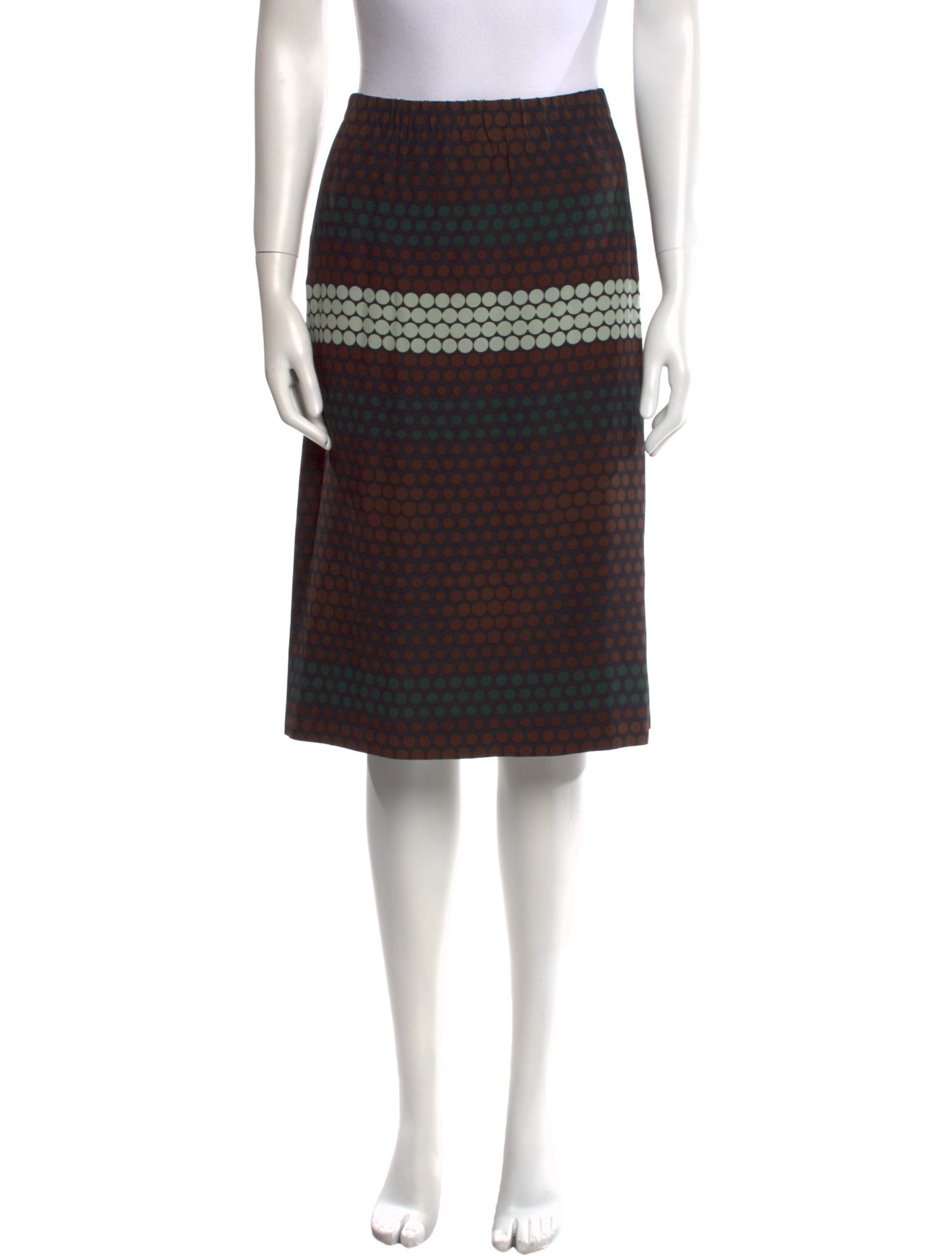 Marni Silk Knee-Length Skirt w/ Tags