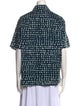 Marni Printed Short Sleeve Button-Up Top