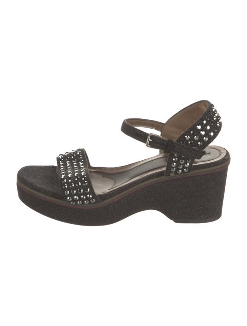 Marni Crystal Embellishments Espadrilles