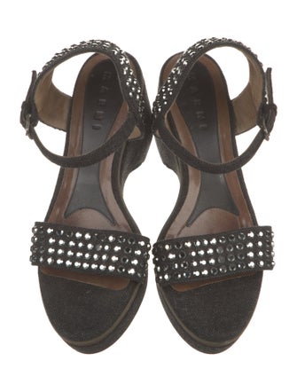 Marni Crystal Embellishments Espadrilles