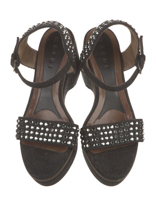Marni Crystal Embellishments Espadrilles