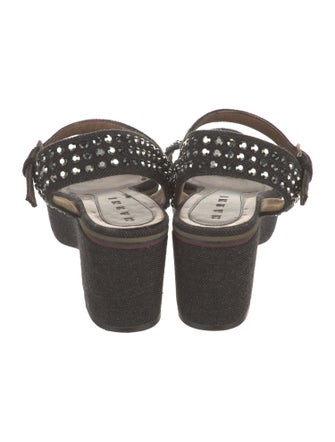 Marni Crystal Embellishments Espadrilles