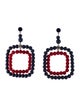 Marni Resin Bead Square Drop Earrings