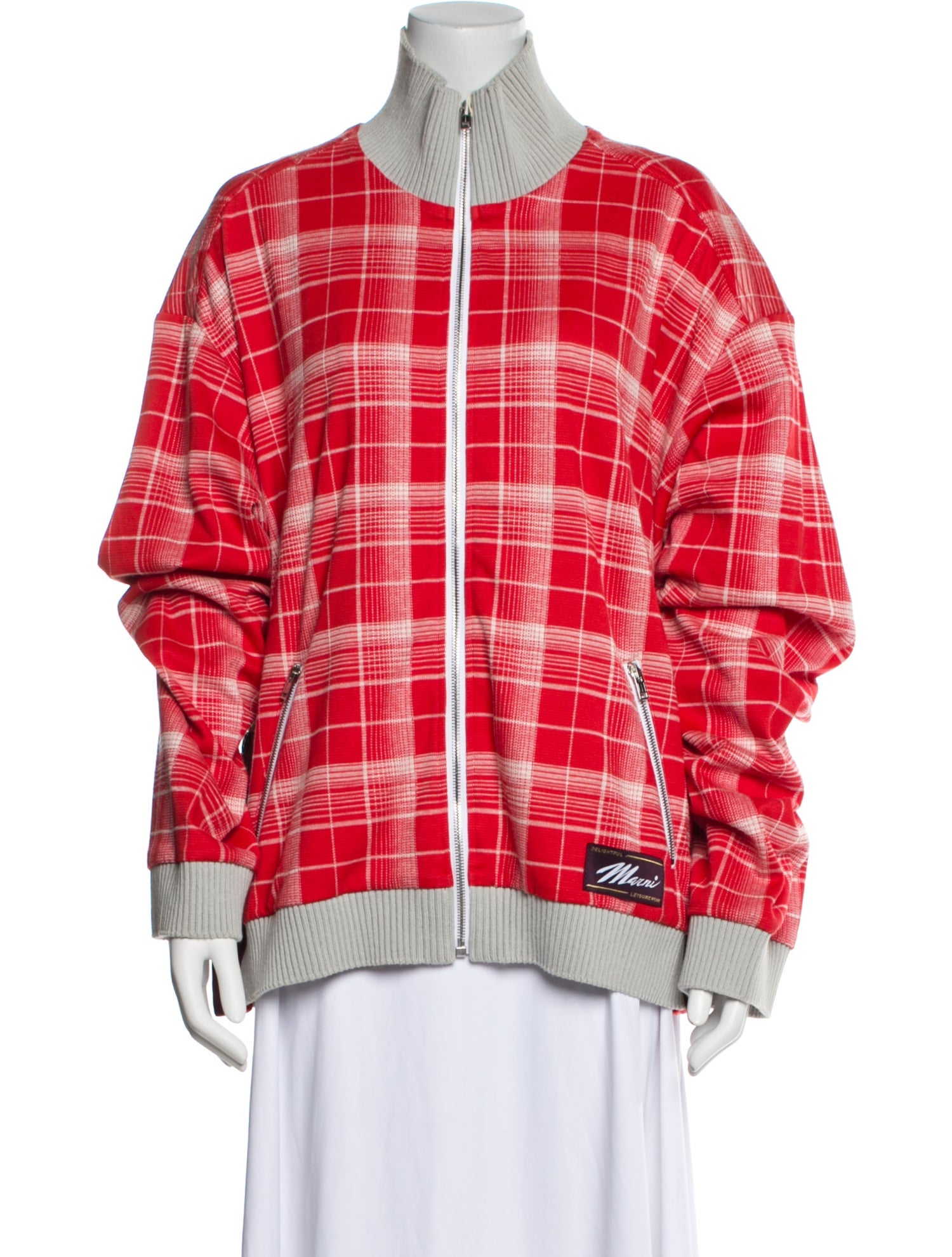 Marni Plaid Print Jacket w/ Tags