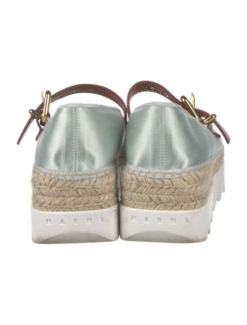 Marni Satin Grosgrain Trim Espadrilles