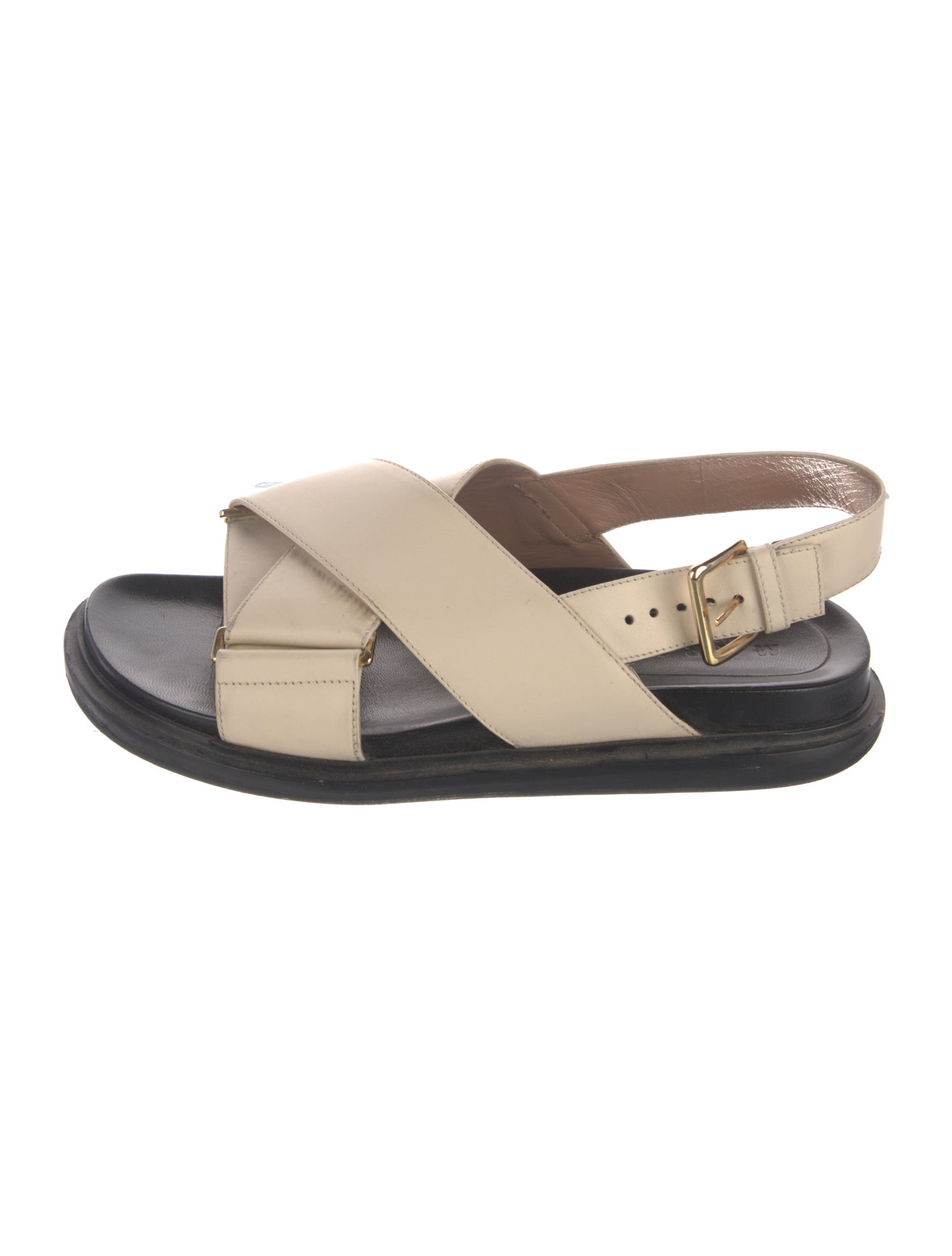 Marni Leather Slingback Sandals