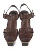 Marni Leather Slingback Sandals