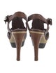 Marni Leather Slingback Sandals