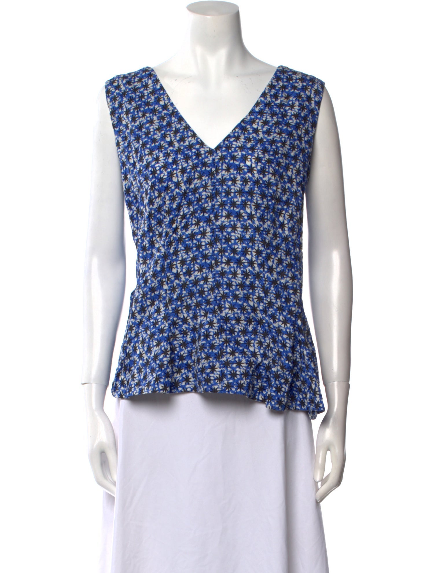 Marni Silk Floral Print Top