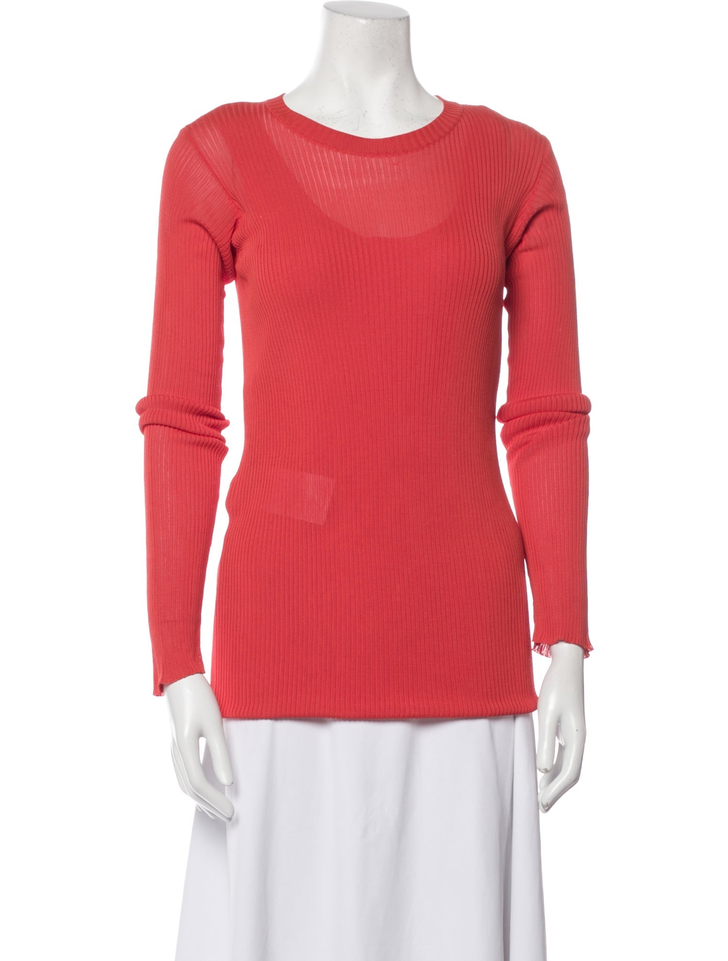 Marni Crew Neck Long Sleeve Blouse