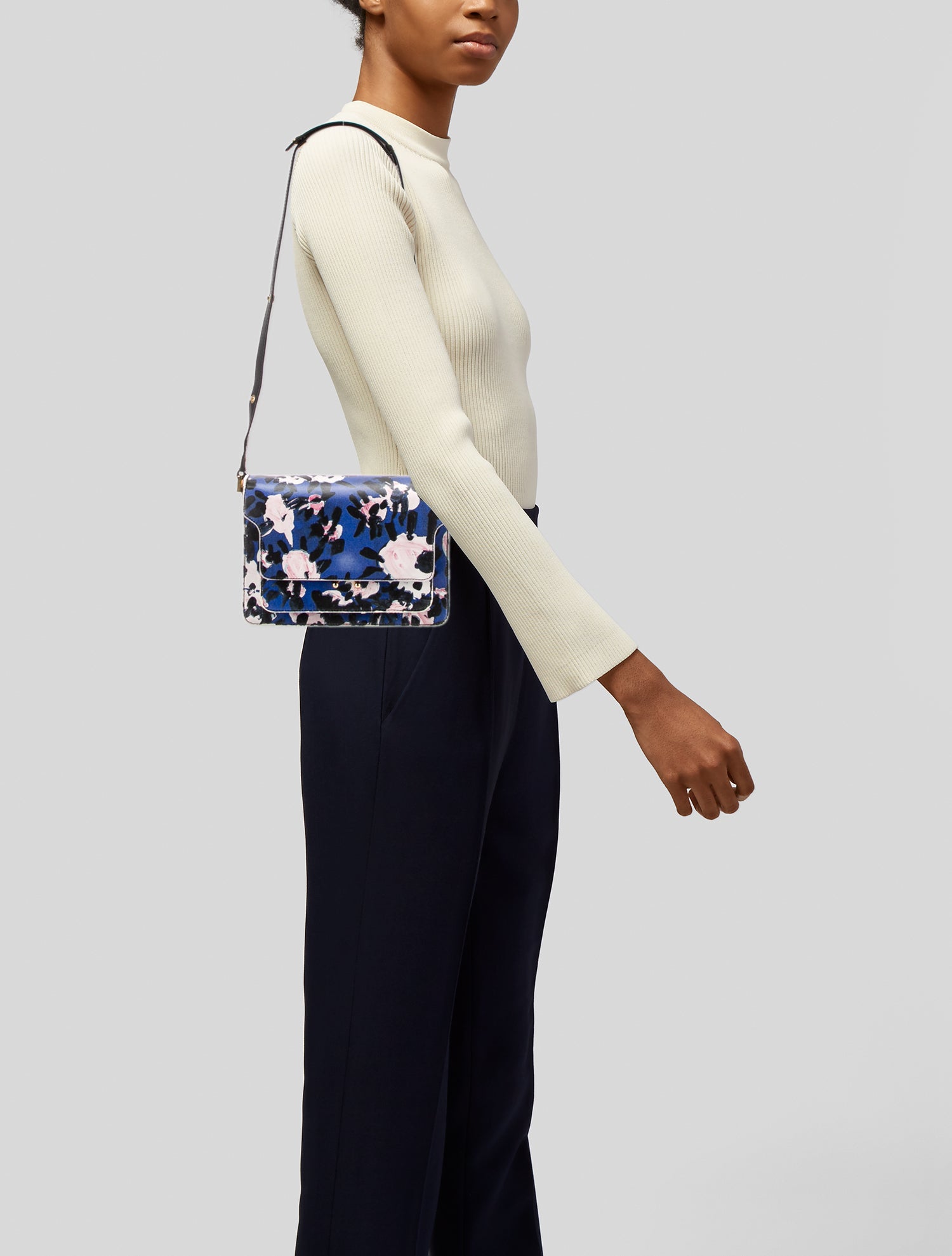 Marni Leather Shoulder Bag