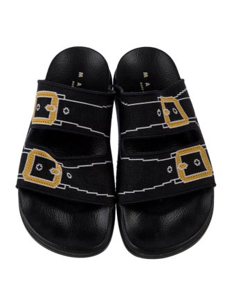 Marni Graphic Print Slides