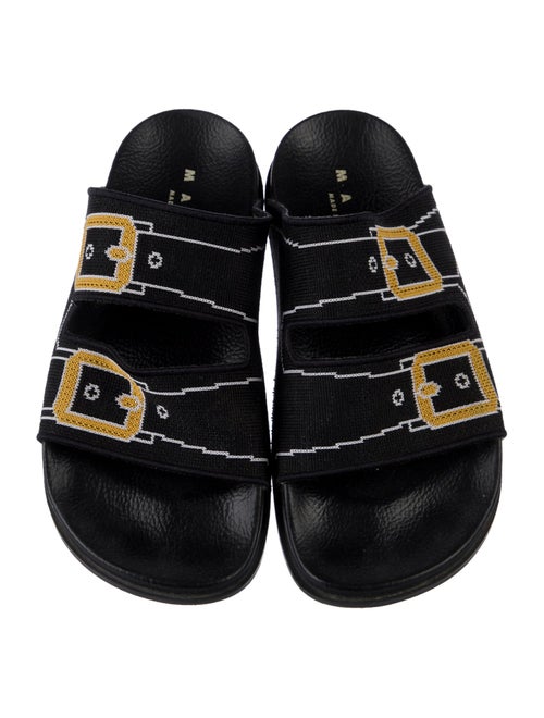 Marni Graphic Print Slides