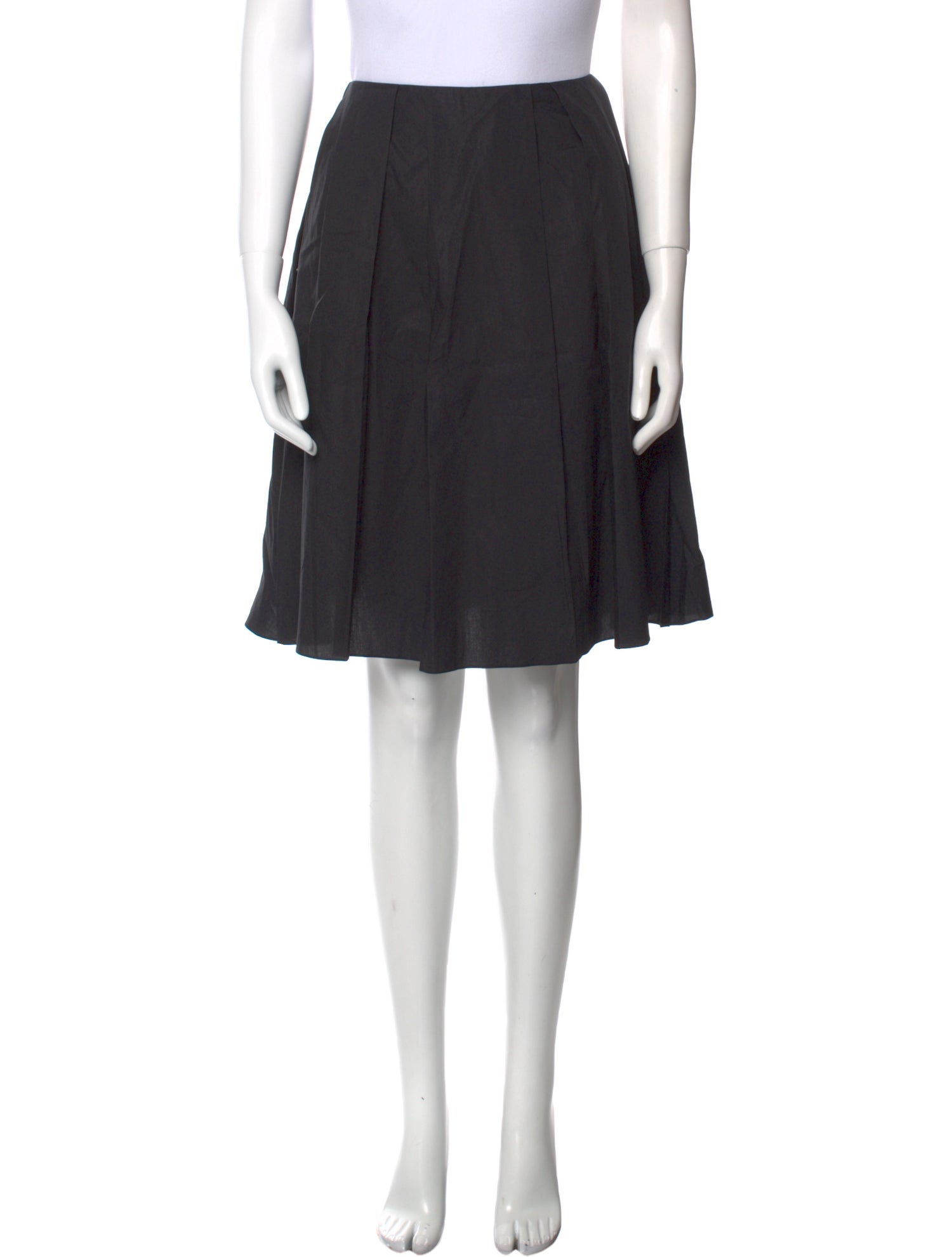 Marni Pleated Accents Knee-Length Skirt