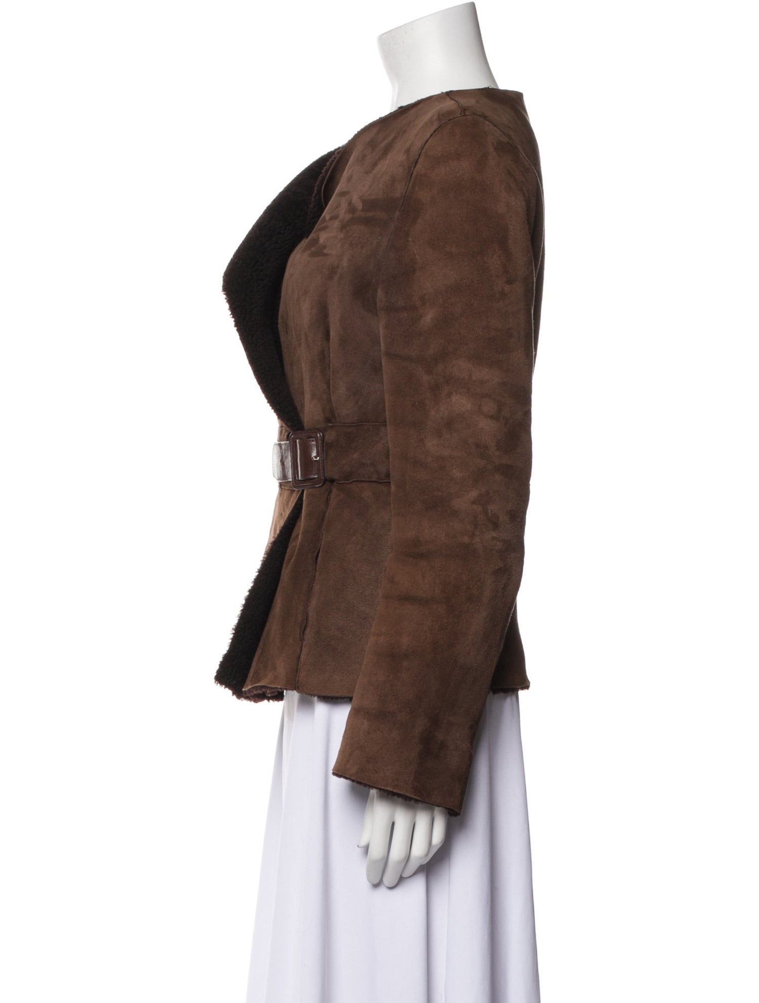 Marni Merino Wool Faux Fur Jacket