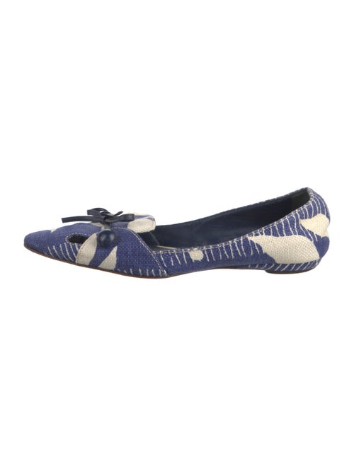 Marni Canvas Floral Print Ballet Flats