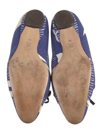 Marni Canvas Floral Print Ballet Flats