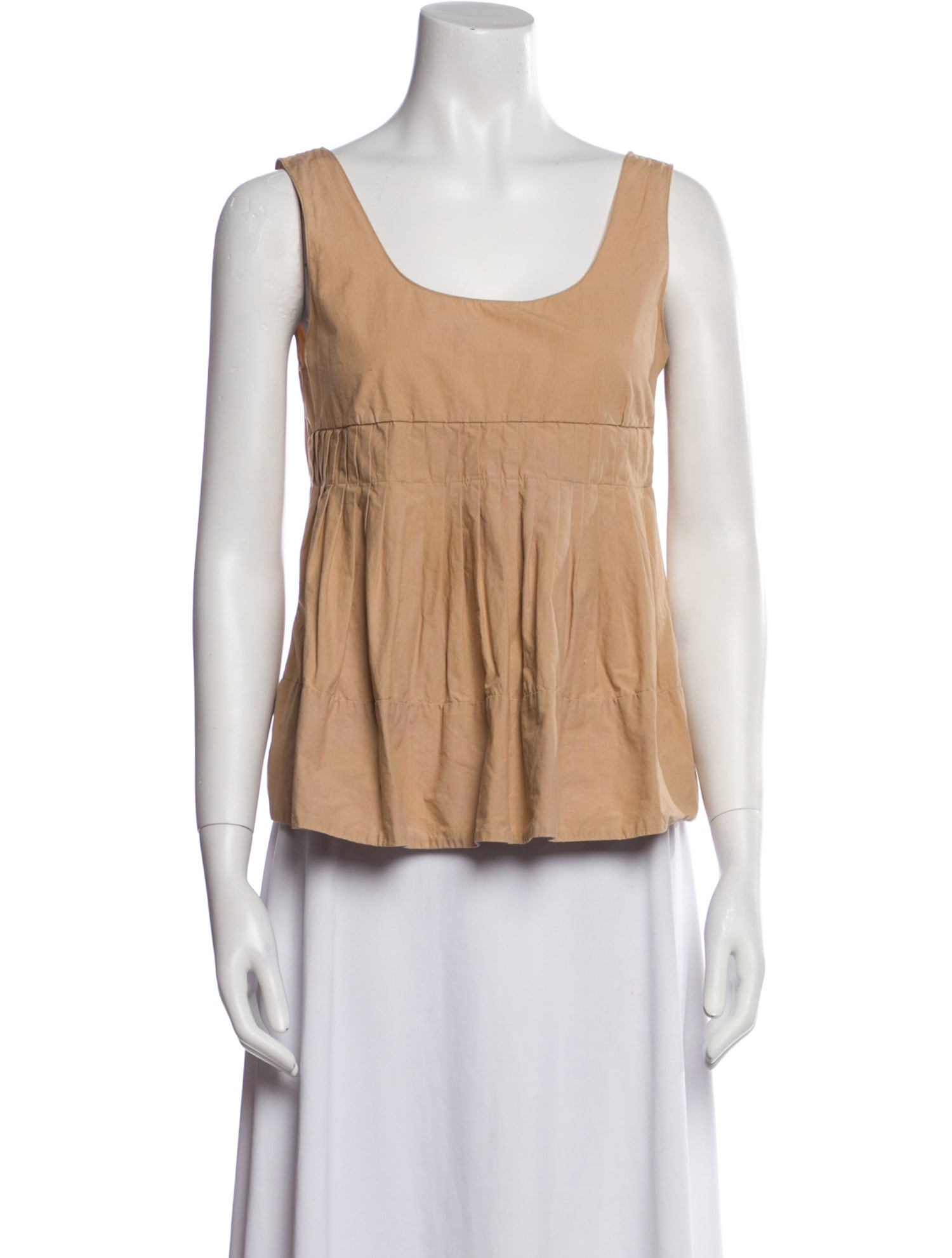 Marni Scoop Neck Sleeveless Top