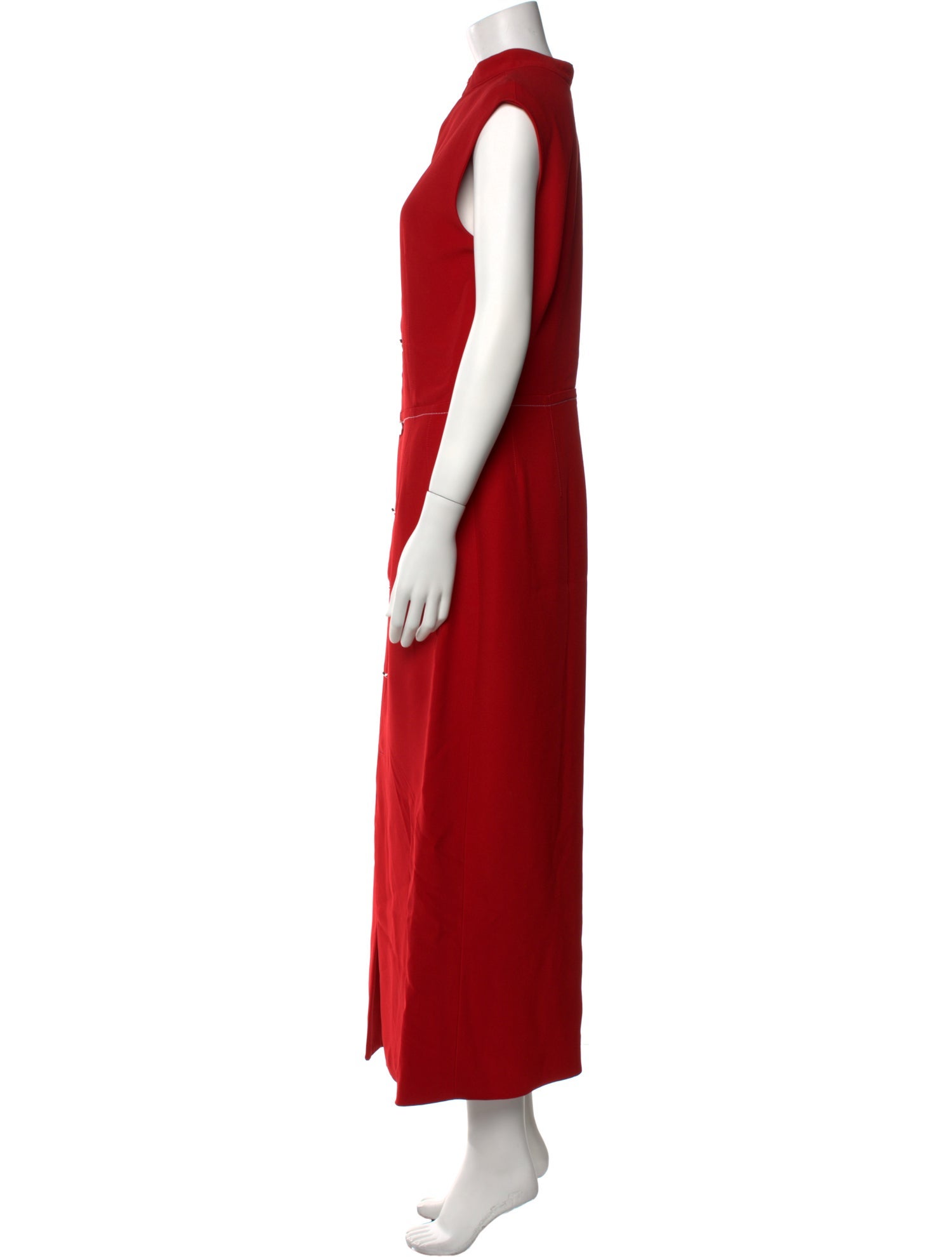 Marni Mock Neck Long Dress