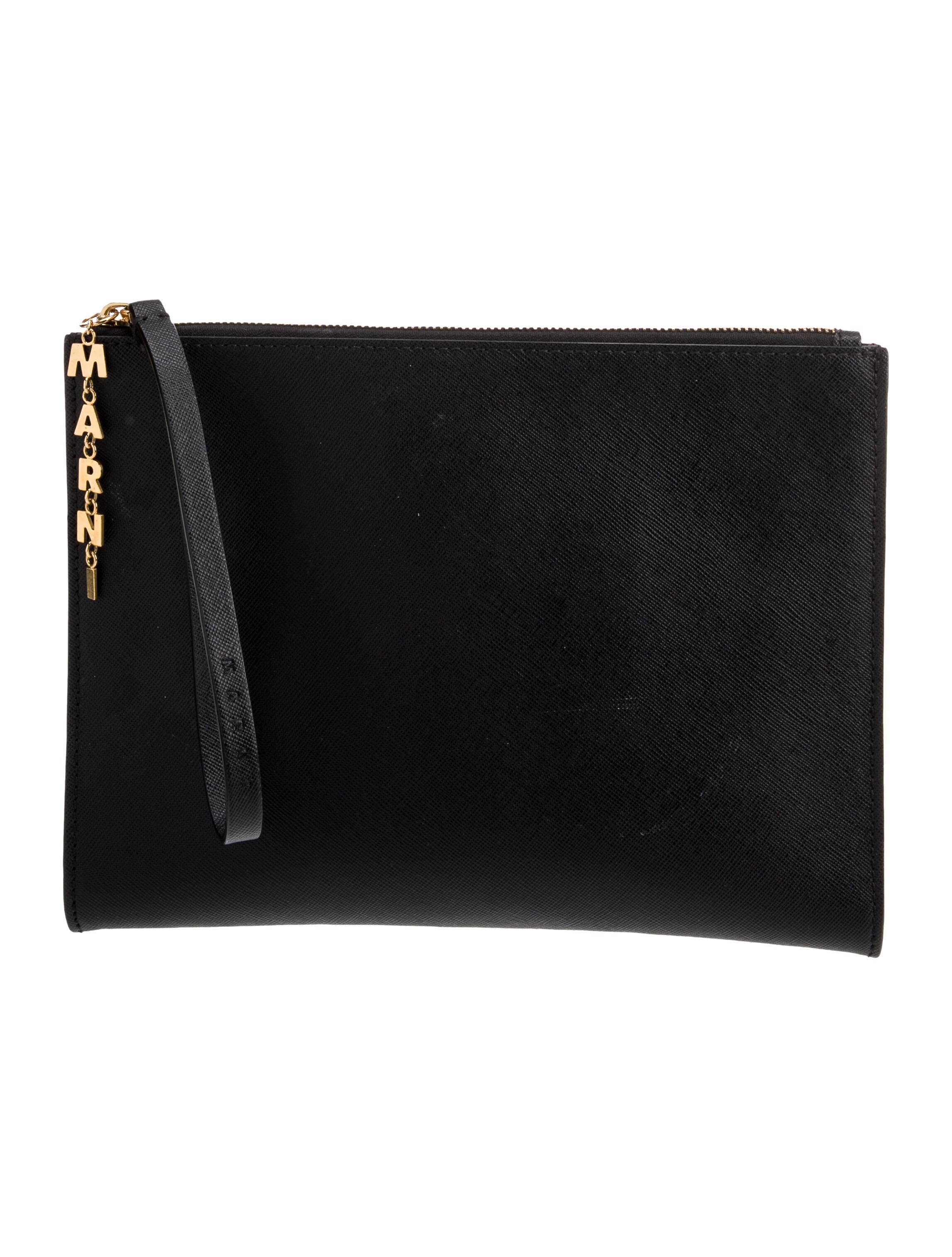 Marni Saffiano Leather Clutch