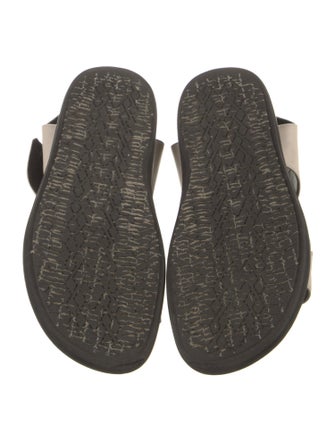 Marni Leather Bow Accents Slingback Sandals