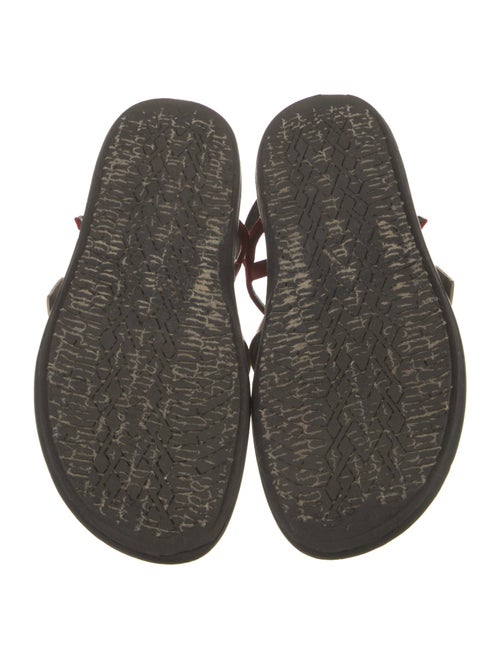 Marni Satin Colorblock Pattern Slingback Sandals