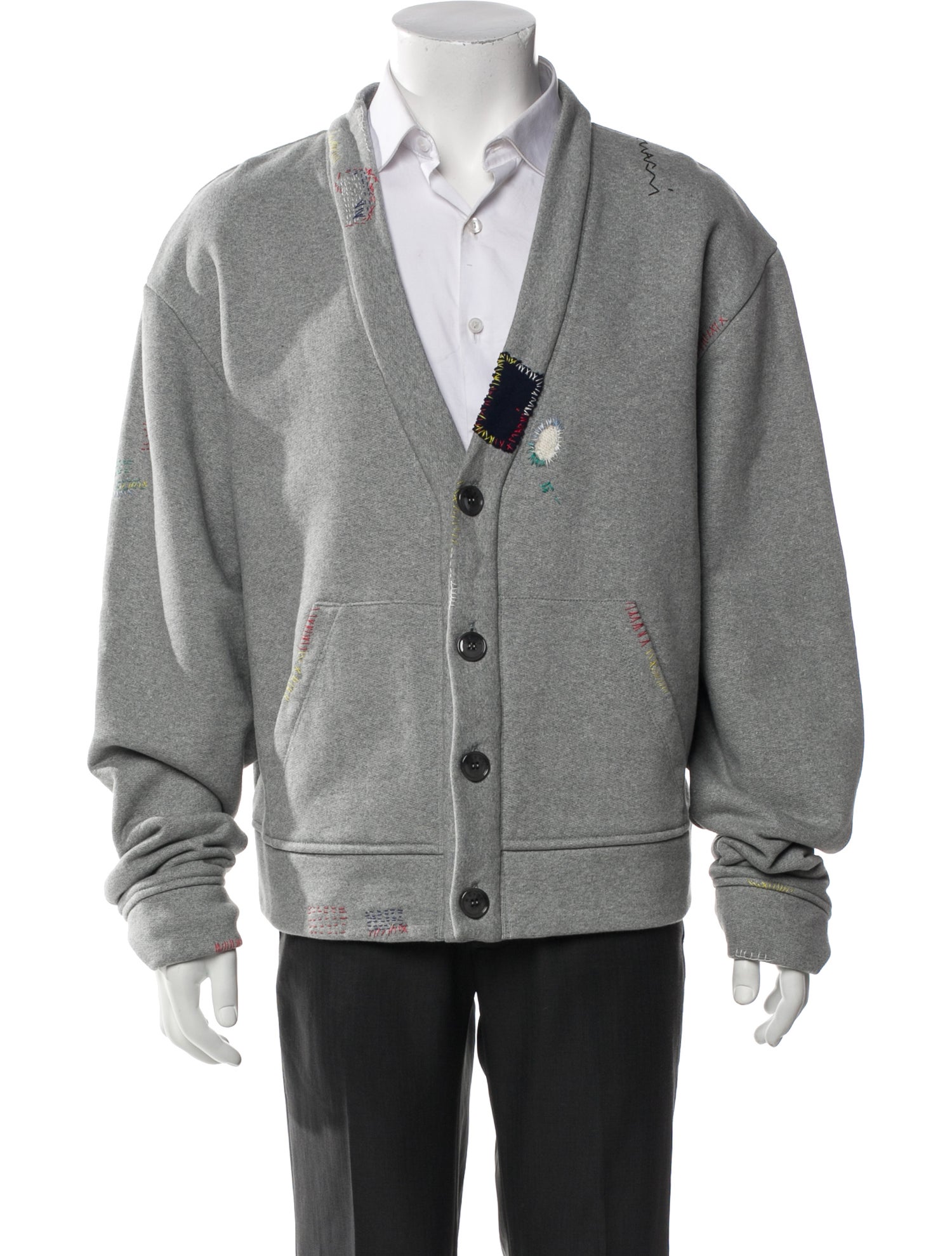 Marni V-Neck Long Sleeve Cardigan