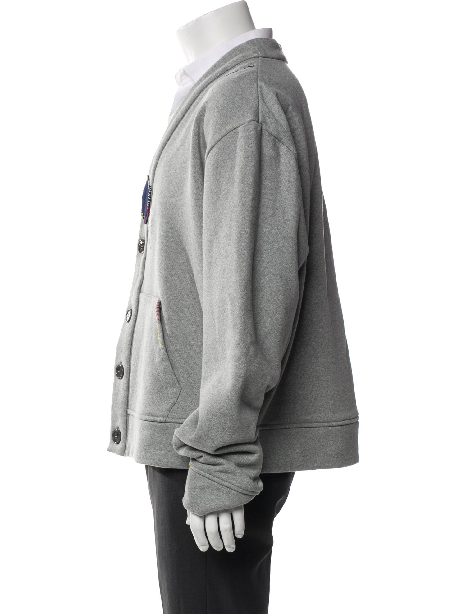 Marni V-Neck Long Sleeve Cardigan