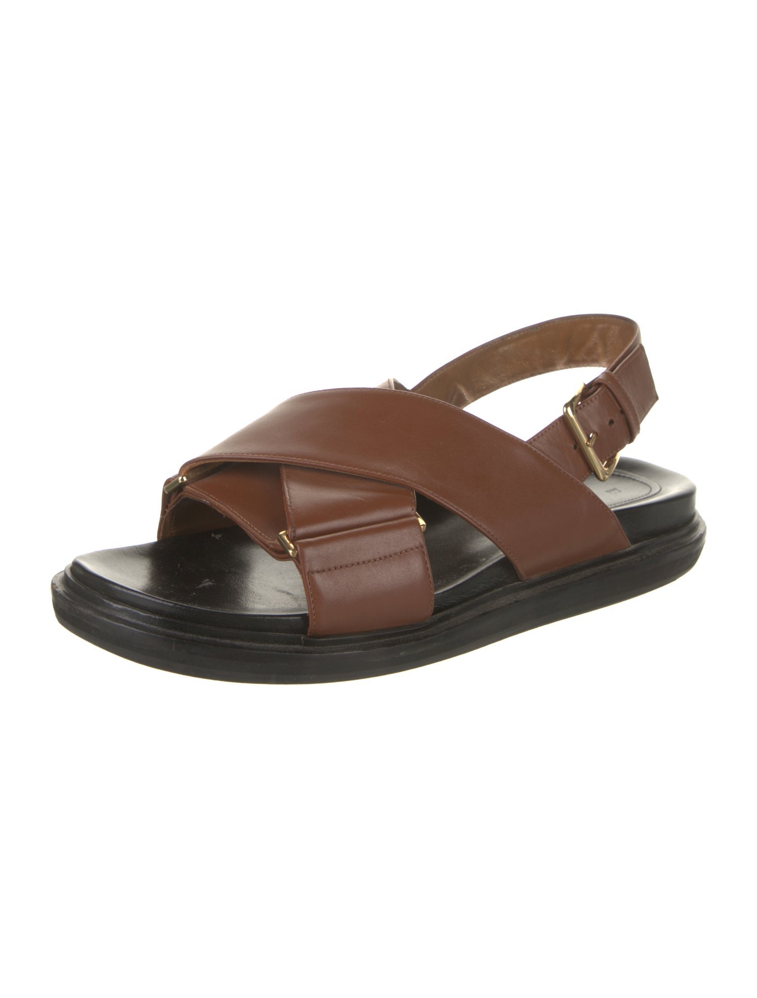 Marni Leather Slingback Sandals