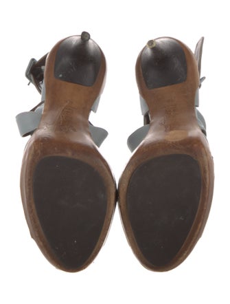 Marni Leather T-Strap Pumps