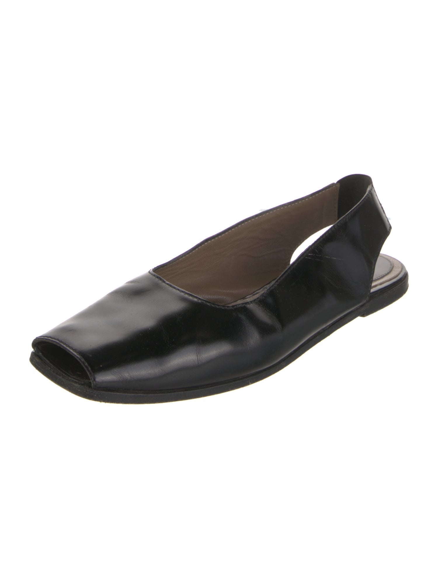 Marni Leather Slingback Flats