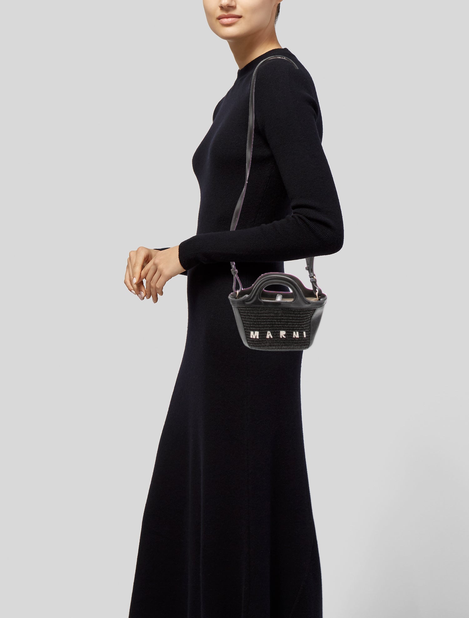 Marni Leather Top Handle Bag