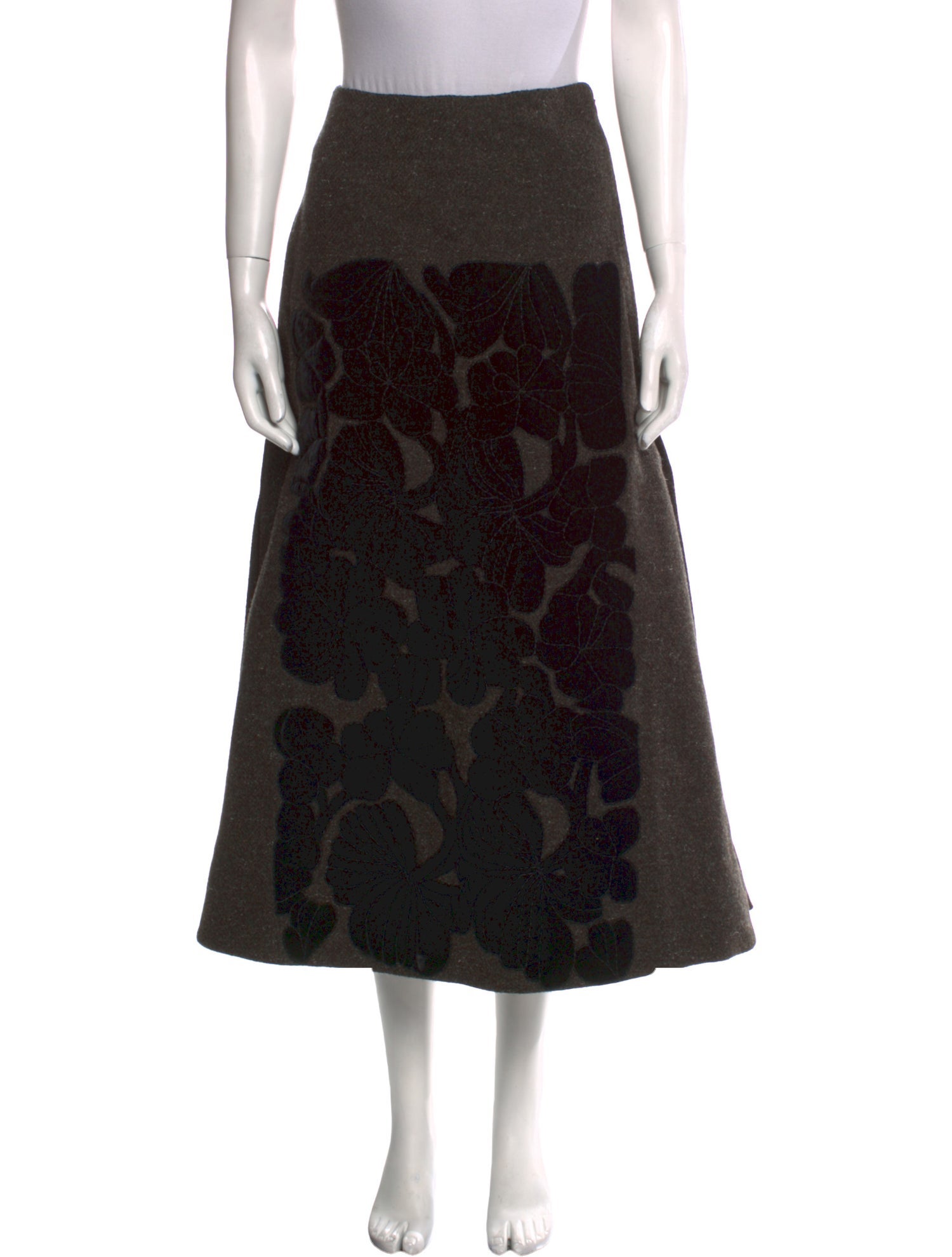 Marni Wool Midi Length Skirt