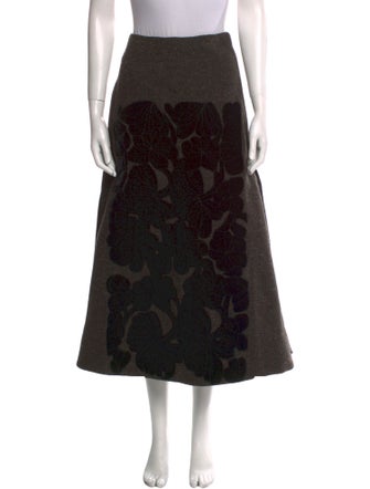 Marni Wool Midi Length Skirt
